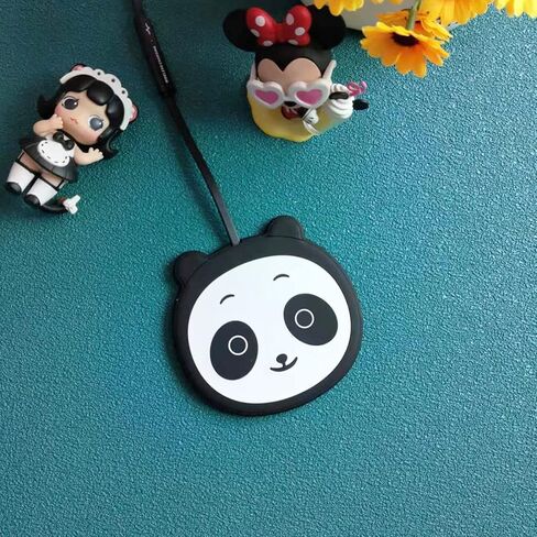 شاحن لاسلكي، لوحة شحن لاسلكية سريعة 10 وات، شاحن هاتف محمول، وسادة شاحن مكتب لطيفة، لوحة شحن باندا كرتونية، شاحن Airpod لاسلكي Galaxy S20/S10/S9/S8 20 Ultra (M1) in Kuwait