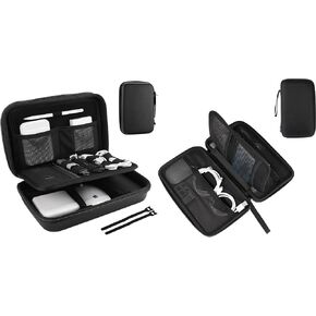 حزمة Procase Electronic Organizer مع حقيبة حالة منظم التكنولوجيا