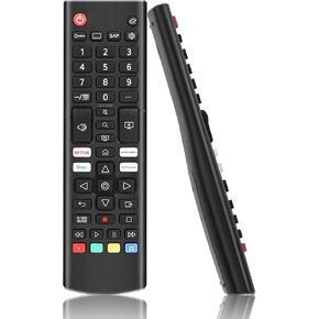 Universal Remote Control for LG Smart TVs, Replacement Remote Compatible for LG All LED OLED LCD Webos 4K 8K UHD QNED HDR TV (AKB76040302 /AKB76037601)