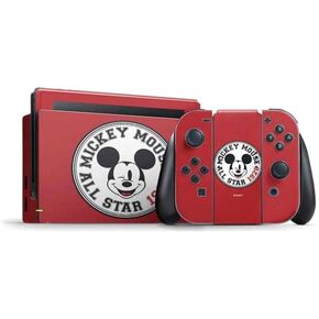 ألعاب Skinit Scenit Maming Skin متوافقة مع حزمة Nintendo Switch - تصميم Disney Mickey Mouse مرخص رسميًا