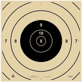Official NRA SR-C Target, Repair Center for SR Target, Standard 200 Yard Target, Paper Target, 23.5" x 23.5"