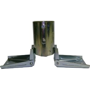 Heavy Duty Roof Mount for Masts up to 2-3/8" OD - EZ 19B Antenna Mast Peak Mount