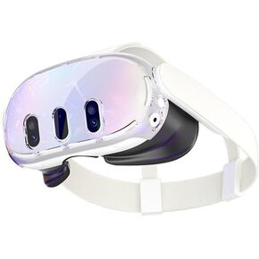 غطاء قشرة الواقي من VR سماعات الرأس متوافقة مع Meta Quest 3 ، غطاء واقي سماعة الرأس السيليكون المضاد لخدش للبحث 3