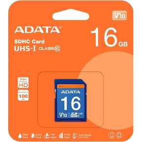 ADATA Premier 32GB SDHC UHS-I U1 Memory Card (ASDH32GUICL10-R)