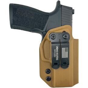 IWB - Compatible with Sig P365X Macro/TACOPS/COMP Holster - Optic Ready - Inside The Waistband Concealed Carry - Adjustable Cant and Retention Kydex Holster - Made in The USA
