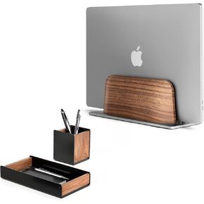 UPERGO Vertical Laptop Stand, Desk Draw Organizer and Pen Holder for Desk