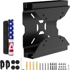 Mini PC Vesa Mount for Lenovo with Mouse Pad, Connected to Monitor Arm Mount, Wall/Under Desk/VESA Mount for Lenovo ThinkCentre M910Q, M600, M700/z, M720Q, M800z, M900/x/z, M73, M710Q, M715Q Mini PC