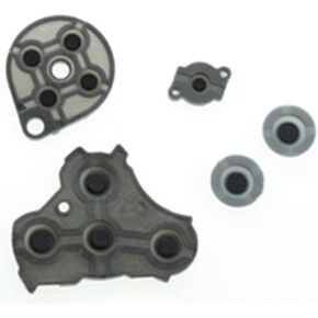 Replacement for Work With 10X For Nintendo Gamecube Controller Rubber Button Contact Pads Replace NGC USA