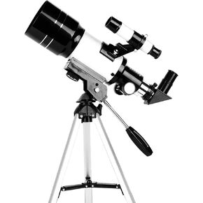 Telescope for s Beginners, 70mm Aperture Opening 300mm Astronomical Refractor Telescope, Tripod & Finder Scope - Portable Travel Telescope with Smartphone