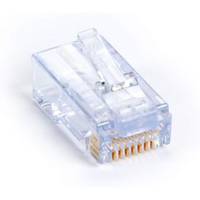Black Box CAT6 EZ-RJ45 Modular Plugs, 100-Pack