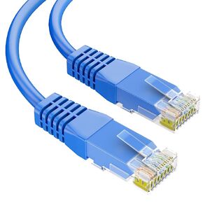 Syston Cat6e Ethernet Internet Cable Patch - 50 FT White, 600MHz 23AWG 4pr UTP Solid Bare Copper Wire Indoor/Outdoor PoE PC Laptop, CMR Riser-Rated Sunlight Resistant RoHS Compliant UL ETL Certified