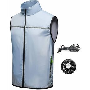 Cooling Vest Air Conditioned Cooling Fan Vest for Constrution Fishing Sport Cooling Jacket