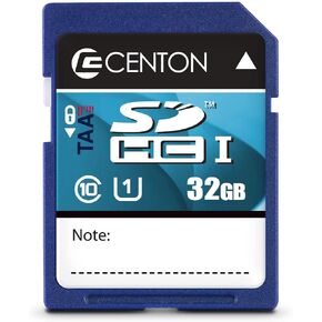 Centon SD UHS Class 1 (U1) Flash Memory Card 32GB x 1, (S1-SDHU1-32GTAA)