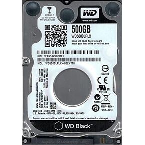 Western Digital WD5000LPLX-00ZNTT0 DCM: HA0TJAB WXG1A 500GB