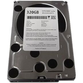 White Label 320GB 8MB Cache 7200RPM SATA 3.0Gb/s 3.5" Desktop Internal Hard Drive