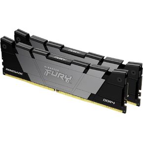 Kingston Fury Renegade 64GB 3200MT/s DDR4 CL16 DIMM (Kit of 4) Desktop Gaming Memory - KF432C16RB12K4/64