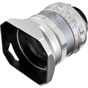 Full-Frame Photography Lens Simera 35mm f1.4 for Leica M Mount Type II Silver
