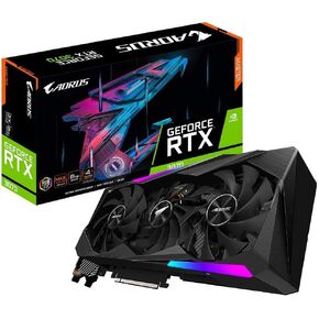 GIGABYTE AORUS GEFORCE RTX 3070 MASTER 8G CARDACTS ، 3X Windforce Card ، 8GB 256-BIT GDDR6 ، GV-N3070AORUS M-8GD CARD (READED)