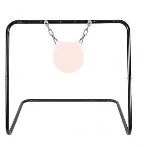 Steel Shooting Target Stand, Metal Target Stands for Shooting Range with Chain Mounting Kit (Black)