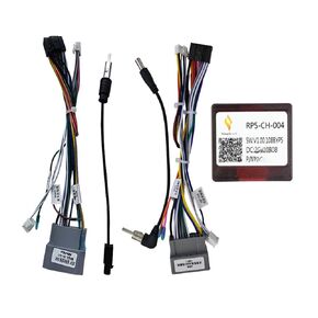 16pin Car Stereo Radio Power Retrofit Wiring Harness Adatper fits for Jeep Wrangle Chrysler 300C Dodge Jeep Compass Patriot Commander Grand Cherokee