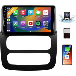 Naifay Car Stereo Radio for Dodge RAM 1500 2500 3500 2002 2003 2004 ، 9inch IPS Touch Screens for Dodge RAM Car Stereo مع Carplay/Android Auto/Bluetooth/GPS/WiFi/WiFi/Backup Camera/SWC/FM