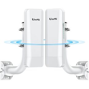 UeeVii CPE453 Wireless Bridge Outdoor Point to Point & 2-Pack Bridge Bracket