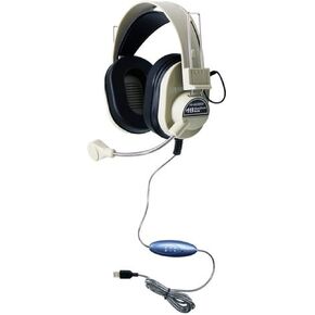 HMLHA66USBSM - Hamilton Buhl Deluxe USB Headset with Gooseneck Microphone