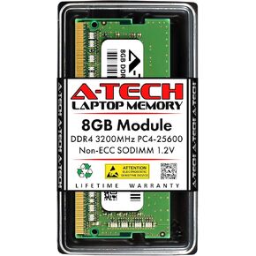 A-Tech 32GB RAM Compatible for ASUS TUF Gaming F17 TUF706HEB Gaming Laptop | DDR4 3200MHz PC4-25600 SODIMM 2Rx8 1.2V 260-Pin Non-ECC SO-DIMM Memory Upgrade