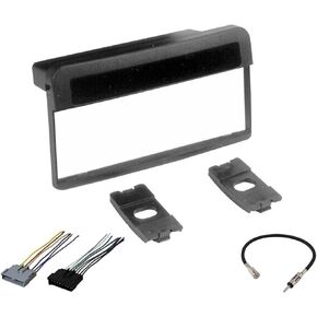 Stereo Cd Player Dash Install Mounting Trim Kit + Harness Antenna for Ford for Focus 2000-2004,for Mercury for Cougar 1999-2000