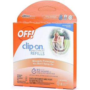 OFF! Clip-On Mosquito Repellent Refill, Provides 12 Hours of Protection, 2 Count