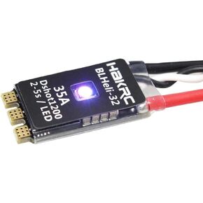 Parts & Accessories HAKRC BLHeli_32 Bit 35A 2-5S ESC Built-in LED Support Dshot1200 Multishot for FPV RC Drone Aircraft Part Accessory - (Color: Black, US)