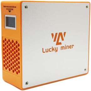 Mini Doge Lucky Miner LG07 Litecoin & Dogecoin Miner – 11MH/S Scrypt Algorithm ASIC Miner, Low Power 12W, 25dB, WiFi 2.4GHz, LTC+Doge+BEL+LKY Crypto Miner Mining Machine for Home Use with PSU