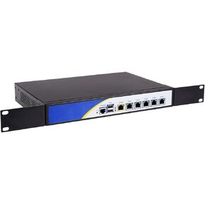 Firewall, OPNsense, VPN, Network Security Micro Appliance, Router PC, Intel I3 3110M / 3120M, RS03, 6 Intel Gigabit LAN/2USB/COM/VGA/Fan, (8G RAM/128G SSD)