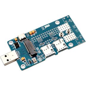 M.2 to USB 3.0 Adapter with Card Slot Support 3G 5G LTE Module 3042/3052 Size M2 NGFF Key B Card for PC NGFF M.2 Wireless Card
