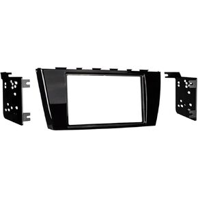 Metra Electronics 95-7016GHG Double DIN Dash Kit for Select 2014 and Mitsubishi Mirage Vehicles (Black)