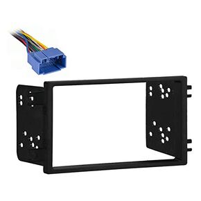 Ammarony Audio متوافق مع Honda Element 2003 2004 Double Din Stereo Harness Radio Radio Package Dash Kit Package