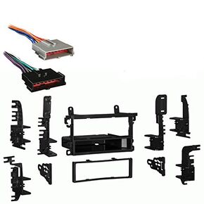 Harmony Audio Compatible with Nissan Altima 1998 1999 2000 2001 Single DIN Stereo Harness Radio Install Dash Kit Package