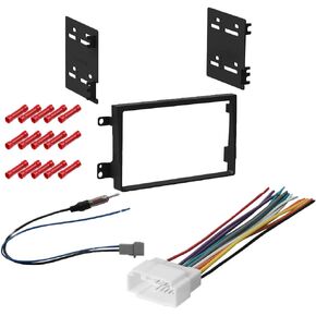 CACHÉ KIT302 Bundle with Car Stereo Installation Kit for Honda Element EX/SC 2007 – 2011 in Dash Mounting Kit, Antenna, and Harness for Double Din Radio Receivers (4 Item)