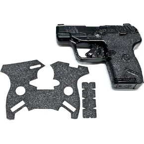 Handleitgrips Gun Grip Tape Compatible with Ruger LCP Max 380 - Black Textured Rubber Pistol Grip Tape, Easy Installation, Gun Parts & Accessories, Veteran Owned, Made in The USA