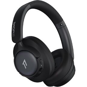 1MORE SonoFlow SE HQ31 Wireless Bluetooth Headphones -42dB Noise Cancelling Over-Ear Bluetooth Headset with Hi-Res Audio, 90H Playtime, LDAC, All-Day Comfort for Travel Work Gaming, Black