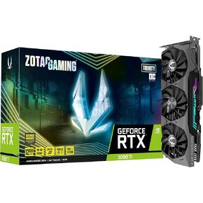 ZOTAC Gaming GeForce RTX 3080 Ti Trinity OC 12GB GDDR6X 384-bit 19 Gbps PCIE 4.0 Gaming Graphics Card, IceStorm 2.0 Advanced Cooling, Spectra 2.0 RGB Lighting, ZT-A30810J-10P (Renewed)