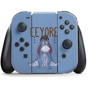 Skinit Decal Gaming Skin Compatible with Nintendo Switch (2017-2021) Joy-Con Controller - Officially Licensed Disney Winnie The Pooh Portrait Design