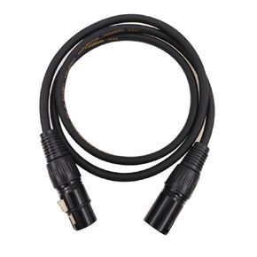 0.5M DMX512 XLR Cable Male to Female M/F OFC Audio Cable Shielded for Microphone Mixer
