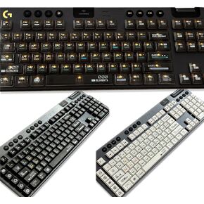 G915 PBT Keycap Promotion: 87 Keys - US, PBT White, Suitable for Logitech G915, G915TKL, G913, G913TKL, G815, G813 Keyboards in Saudi Arabia