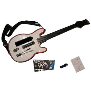 Guitar Hero Guitar Compatible for Wii (10 buttons) - White