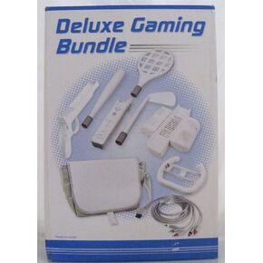 DELUXE GAMING BUNDLE FOR NINTENDO WII (STAND, BAG, SPORTS KIT)