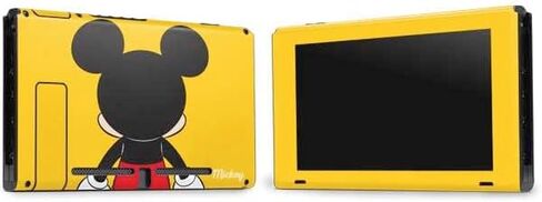 Skinit Decal Gaming Skin Compatible with Nintendo Switch Bundle - Officially Licensed Disney Mickey Mouse Backwards Design in Saudi Arabia