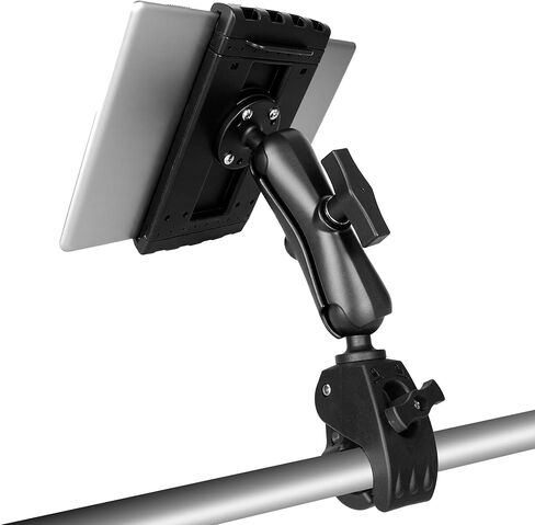 Heavy Duty Tablet Mount for Truck, Aluminum Drill Base Tablet Holder, Compatible with 7.5''-13'' Tablets/iPad, Industrial iPad Holder for Wall, Truck,Commercial Vehicles, Warehouse, Dashboard, Boat in Kuwait