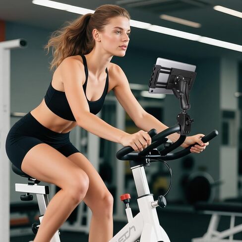 Heavy Duty Tablet Mount for Truck, Aluminum Drill Base Tablet Holder, Compatible with 7.5''-13'' Tablets/iPad, Industrial iPad Holder for Wall, Truck,Commercial Vehicles, Warehouse, Dashboard, Boat in Kuwait