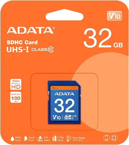 ADATA Premier 32GB SDHC UHS-I U1 Memory Card (ASDH32GUICL10-R) in Kuwait